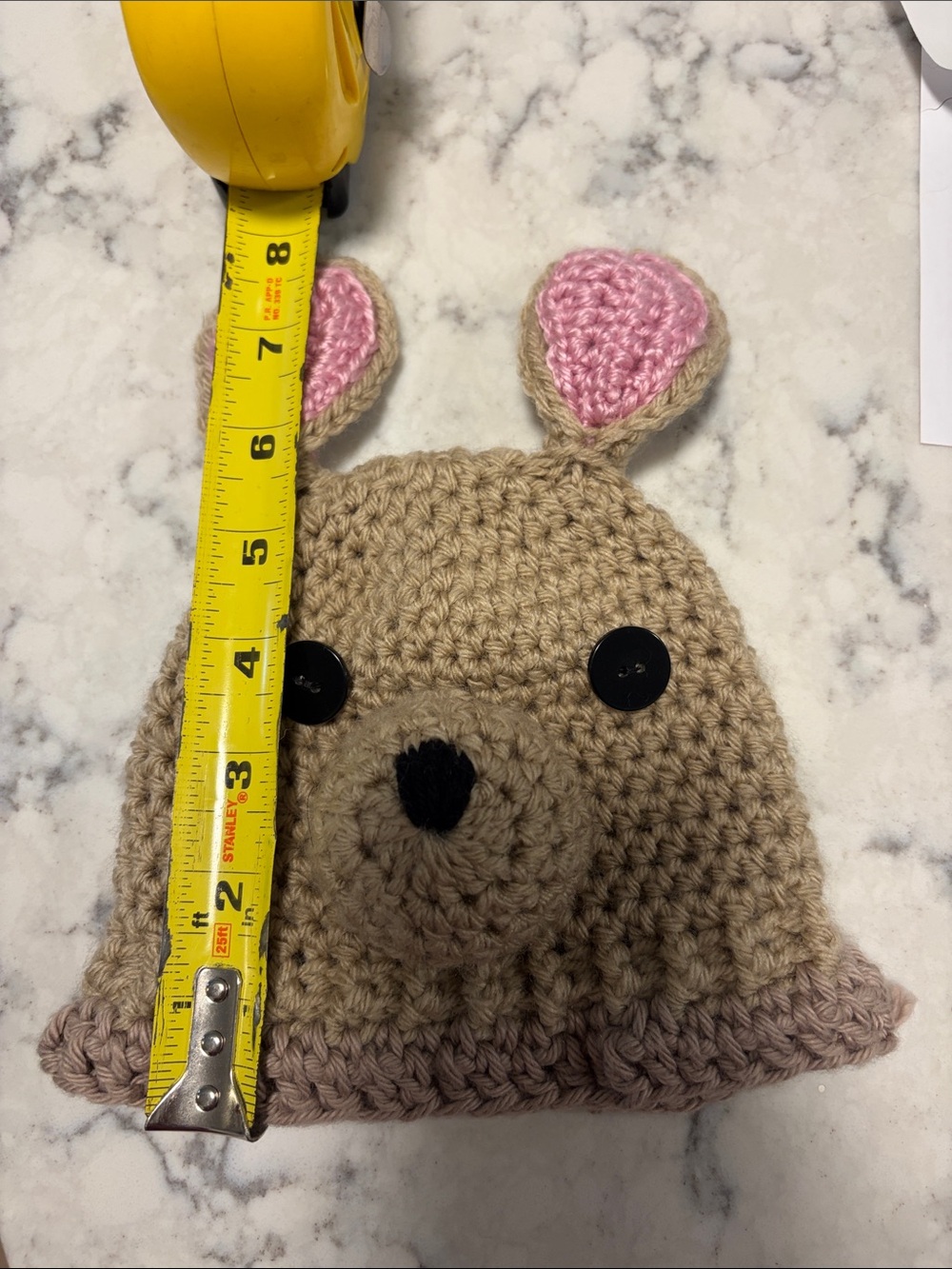 Crochet Roo Hat - Picture 5 of 5